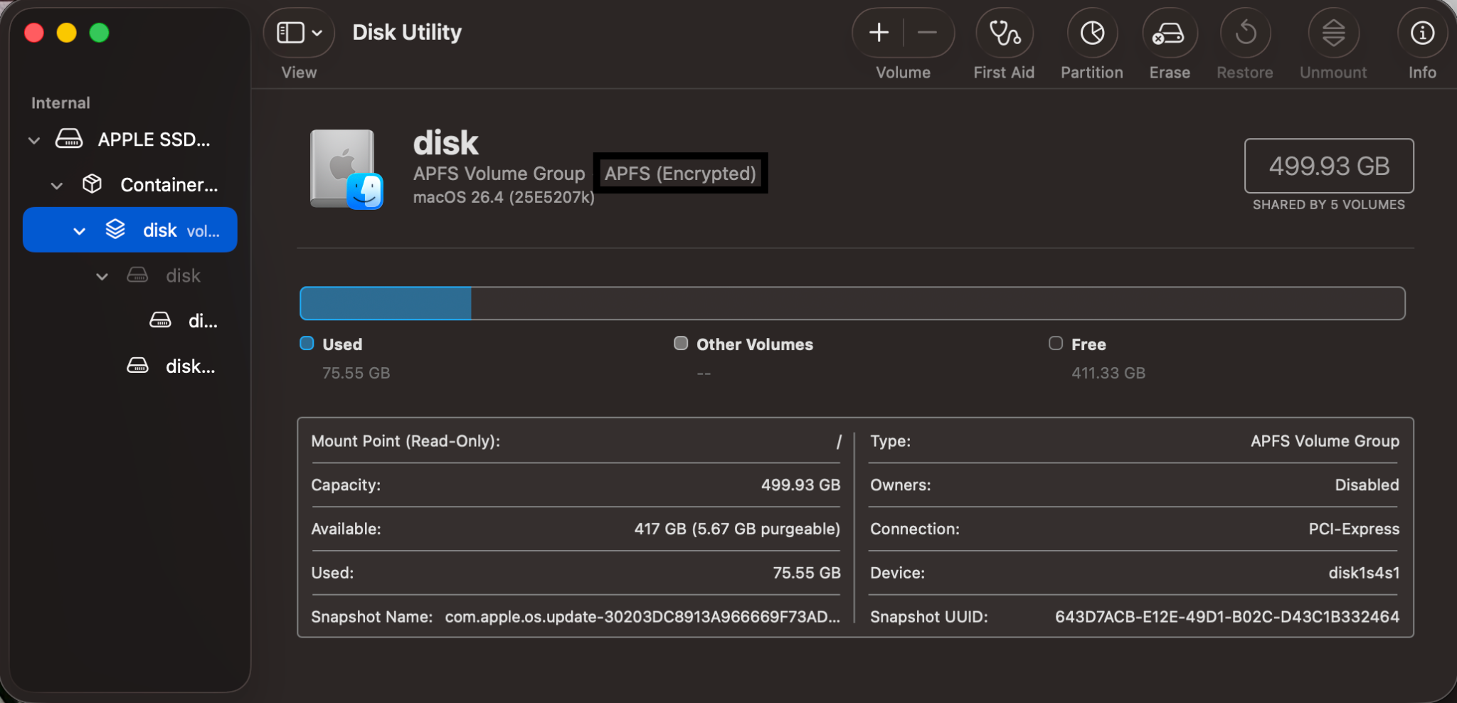 Check and Correct the Disk Format